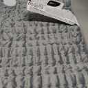 Deepsoon Heating Pad,Electric Heating Pads for Back,Neck,Abdomen,Moist Heating Pad for Shoulder,Knee,Arms,Legs,Dry/Moist Heat & Auto Shut Off,Birthday Gifts for Men and Women,Light Gray,24x12 Inch