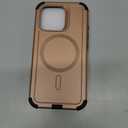 ESR for iPhone 16 Pro Phone Case, 23ft Military-Grade Drop Protection, Shock-Absorbing Rugged Cover, MagSafe Accessories Compatible, Cyber Series, Desert Titanium