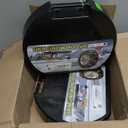 Snow-Chains Auto Fixing 1 Min Quick Fit Easy Installation Tire-Chains, Portable Reusable Universal Emergency Tire Traction Chain for Passenger Car, Pickup Trucks and SUV - Set of 2 (HKN-140)