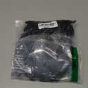 Blooming Jelly Womens High Waisted Bikini Set Tie Knot High Rise Two Piece Swimsuits Bathing Suits (Large, Black)