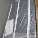 Large Bulletin Board - 48 x 36 Inches, Decorative Felt Pin Board for Wall - 4' x 3' Foldable Photo Display Board with Self-Adhesive Tape, Includes 20 Push Pins - Dark Gray (4836 inches)