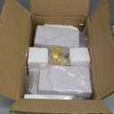 Zhengmy 6 Pcs Christmas Stocking Holders for Mantel Metal Hanging Hooks Stocking Hangers for Fireplace Xmas Party Decoration(Marble Color)