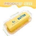 New Butter Squishy Slow Rising Stress Relief Toy, Realistic Butter Stick Squeeze Toy, Soft PU Foam Fidget Toy for Anxiety & Sensory Relief, Cute Desk Decor for Kids & Adults, Office & School(1PCS)