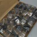 BUMACO Chair Leg Floor Protectors Square Chair Leg Protectors for Hardwood Floors Silicone Pads Covers to Protect Floors Clear40 Pcs Square XL (15/8" to 2")