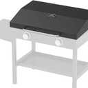 Hinged Lid for Blackstone Griddle 28 Inch Hard Cover Lid for Blackstone Griddle 28-Inch 1517 1853 1605 1839 1856 1885 1983 1924 2094 2145 Accessories 28" Grill Top Hood Replacement Parts with Handle