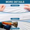 Shrink Wrap for Boats 15' x 15', 8 Mil Polyethylene Plastic Boat Shrink Wrap for Boat Marine Protection and Storage, White Boat Shrink Film with UV Resistance