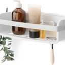 Umbra Flex Modern Bathrrom Caddy Bins, White