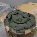 Bedsure Queen Comforter Set, Dark Green Soft Prewashed Bedding for All Seasons, 3 Pieces Gentle Soft Bed Set, 1 Lightweight Comforter (90"x90") and 2 Pillowcases (20"x26")