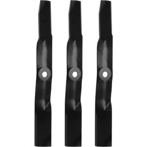 M143504 330-500 Mower Standard Blades Set for John Deere 62 inch Deck 2025R 2027R 2032R 2210 2305 2320 2520 3 Pack