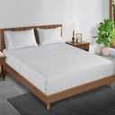 LANE LINEN 100% Cotton Pillowcases, King Size, 450 Thread Count Sateen, Soft & Breathable, Ticking Stripe - Cobalt Blue