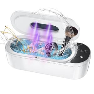 Ultrasonic Jewelry Cleaner, 48KHz Ultrasonic Cleaner Machine with Digital Timer, Dual Cleaning Modes, 304 Stainless Steel Tank for Jewelry, Eyeglasses, Rings, Retainers, Dentures