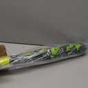 Grand Slam Set- Graffiti Plastic Bat, David Ortiz Backyard Baseball Set with 3 Balls, 4 Throw Down Bases (Volt)