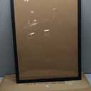 A PLUS MAX 20x27 Frame, Black Engineered Wood Picture Frame for 20 x 27 Inch Puzzle Poster Photo, Light Weight 20 by 27 Poster Frame with Wood-grain for Wall - 1 Pack/Black/20 x27