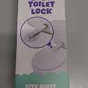 Toilet Locks Baby Proof (2-Pack) Ideal Baby Proof Toilet Lid Lock with Arm  No Tools Needed Easy Installation with 3M Adhesive  Top Safety Toilet Seat Lock  Fits Most Toilets, White