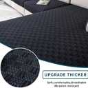 LUFEIJIASHI Sectional Couch Covers L Shape Couch Cushion Covers for Sectional Sofa,Stretch Sectional Sofa Covers Furniture Protector for Pets Dogs 3 Piece (Black, 2 Seater + 1 Chaise)