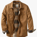 Legendary Whitetails Men's Flannel Lined Shirt Jacket Waxed Cotton Water Resistant 5XL