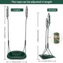 Heavy Duty Swing Seat, 550LBS Capacity Outdoor Swing Seat for Adults & Kids, Green