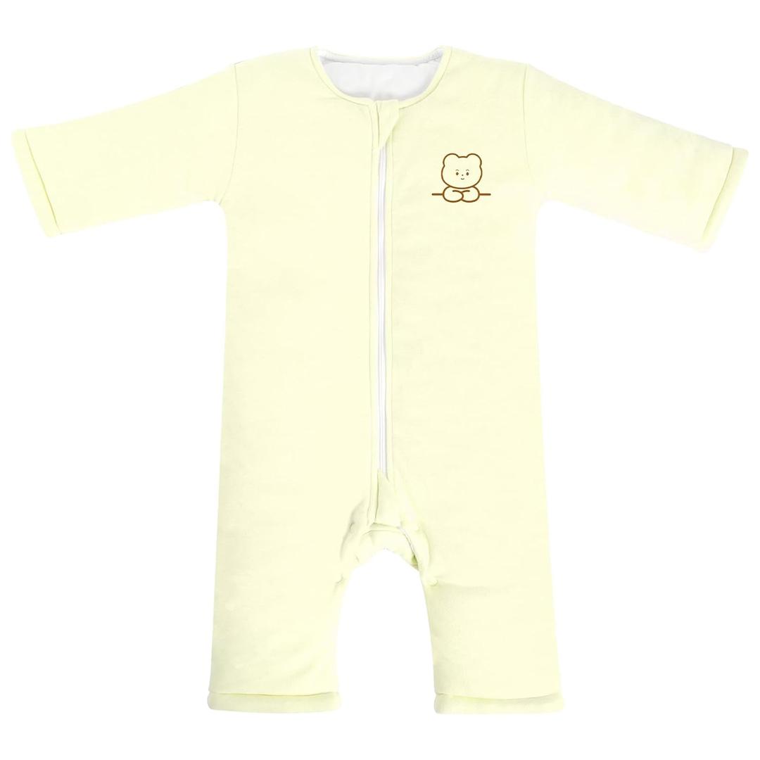 Baby Sleep Sack with Legs Winter 6-12 Months 2.5 Tog, Ultra Soft Cotton Wearable Blanket Sleeping Bag Sack Easy Diaper Changing, Transitional Sleepsack Unisex Newborn Infant Babies Toddlers Girls Boys