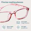 Gaoye +1.0 Multi Pack Reading Glasses Women - Blue Light Blocking Lenses, TR90 Frames, UV400 - Eyeglasses with Clear Vision