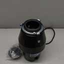 Waste Maid 10-US-WM-258-3B Garbage Disposal Anti-Jam Stainless Steel Food Waste Grinding System, 1/2 HP Mid Duty, Black