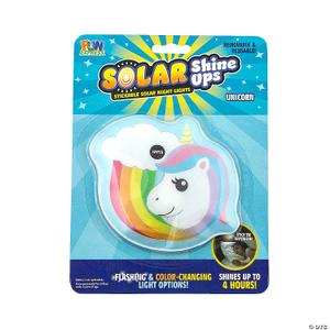 Unicorn Power Solar Shine Ups Night Light, Pack of 2