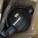 Winco 64oz Insulated Beverage Server, Push Button, Black Swirl