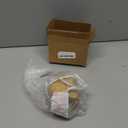 OuXean Small Wood Table Lamp, Bedside Lamp with Diamond Wooden Base E26 60W Industrial Night Light Boho Deco for Bedroom, Living Room or Office(No Bulb)