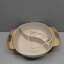 Hot Pot Electric Hot Pot with Divider, Large 6L Nonstick Dual-Sided Shabu Shabu Pot Dual-Flavor hotpot electric 1500W with Adjustable 5-Temperature Control Perfect for Family Dinners & Parties