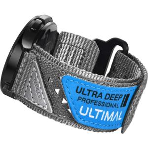 Compatible with Samsung Galaxy Watch 7 6 5 4 FE 40mm 44mm/6 Classic 43mm 47mm/5 Pro 45mm/4 Classic 42mm 46mm, 20mm Nylon Adjustable Sports Strap for Men Women (GREY, XL)