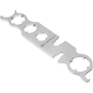 Powerbuilt 2-in-1 Antenna Wrench  Multi-Size Antenna Bezel Nut & Mast Removal Tool for Cars, Fits Most Domestic Autos & Import Vehicles  6 Size Options for Easy, Damage-Free Removal - 643155GCT