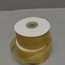 2 Roll Champagne Organza Ribbon 1.5 Inch for Wedding Gift Wrapping, Wedding Invitations, Party Decoration, Crafts