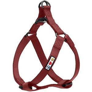 Pawtitas Solid Color Step in Dog Harness or Vest Harness Dog Training Walking of Your Puppy Harness Extra Small Dog Harness Marsala Brown Dog Harness