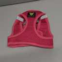 EcoBark Rapid Fastener Super Comfort Fully Adjustable Double Padded Step in Dog Harness (Medium, Pink) (Medium-11 to 17 lbs-Chest Up to 16 in (Pack of 1))