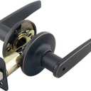 Design House 702340 Delavan Privacy Bed and Bath Door Lever Oil Rubbed Bronze