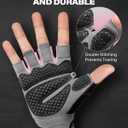 VINSGUIR Workout Gloves for Men and Women, Weight Lifting Gloves with Excellent Grip, Lightweight Gym Gloves for Weightlifting, Cycling, Exercise, Crosstraining, Pull ups, Fitness, Climbing and Rowing L