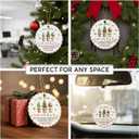 2 x Coworker Christmas Ornament 2025 - Appreciation Gifts for Coworker Employee Boss Colleauge, Xmas Gifts for Coworkers, from Coworkers to Friends, Ceramic Ornaments for Christmas Tree