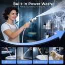 Shower Head with Filtered Handheld High Pressure daul Shower Heads with Handheld Spray Combo and 10 Sprays Handheld Shower Head Detachable Shower head Built-in Magnetic Docking and Power Jets Chrome