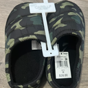 CAPELLI Boys Camouflage Slippers Elastic Closed Heel House Shoes for Toddler Kids 12-13