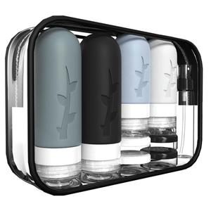 18pack Travel Bottles for Toiletries,TSA Approved Silicone Travel Containers for Toiletries,Leak Proof Refillable Liqus Shampoo And Conditioner travel Essentials toiletry Bottles