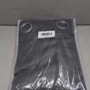 Yakamok Room Darkening Dark Grey Blackout Curtains 84 Inches Long Light Blocking Thermal Insulated Solid Grommet Window Treatment Drapes for Bedroom(One Pair, 52 Inch by 84 Inch)