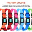 2 x Waterproof Dog Collars,Easy Clean Collar,Adjustable Dog Collars for Small,Medium, Large Dogs(Green, M)