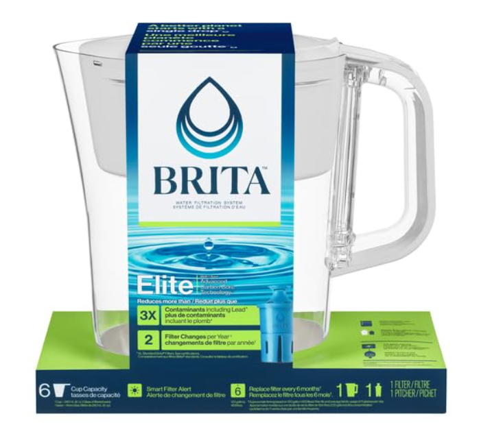 BRITA Elite  Water Filtration System 6 Cup