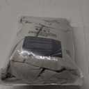 100% Blackout Natural Linen Curtains 84 Inch Length 2 Panels Set for Bedroom, Noise Reducing Thermal Insulated Lightweight Completely Blackout Grommet Drapes, Natural, W52 x L84, 2 Panels