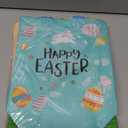 YANGTE Easter Gift Bags Bulk 16 Pack Reusable Party Bags with Handles, Colorful Egg Hunt Baskets for Kids, Bunny Treat Bag, Durable Easter Favor Basket for Candy & Gifts