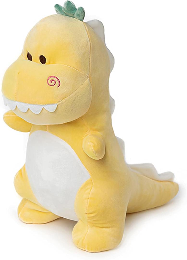 Dinosaur Stuffed Animal,12 Cute Stuffed Dinosaur Plush Soft Dino Stuffed Animals Dino Plushie Toys for Boys Girls Kids Baby Toddlers (Yellow)