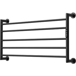 Electric Towel Warmer, Wall-Mounted, Smart Temp/Timer, Plug-in/HW, LR Compatible 20" x 42"