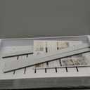 4 Pack Pull Out Cabinet Organizer 22" Deep,Full Extension 3 Slide Rails Slide Out Drawers With Raising Pad for Framed Cabinets,Expandable Width (12.3"-20.5"),No Drill Roll Out shelf,White