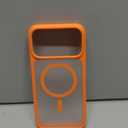 TORRAS Stronger Magnetic & Shockproof for iPhone 17 Pro Max Case, Fit for MagSafe, Military Grade Drop Protection, Camera Control, DIY Button, Slim for iPhone 17 Pro Max Case Translucent Orange