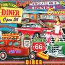 RoseArt Kodak Premium 50's Diner 1000 Piece Jigsaw Puzzle for Adults
