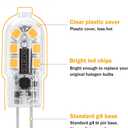 G4 LED Bulbs 12V 20W Halogen Bulb Replacement, HengBo G4 Bi Pin Base JC Type T3 Light Bulb Warm White 3000K for Under Cabinets Home Lights, Non-Dimmable, (Pack of 10)